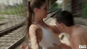 Angel offers her tight ass to Mick after losing the game!