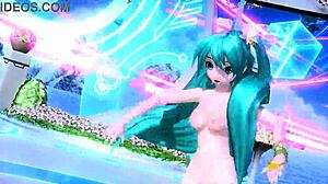 Hatsune miku love song project diva nude mod full nude goddess 😍