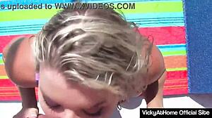 Milf Vicky Vette Receives Cumshot After Blowjob