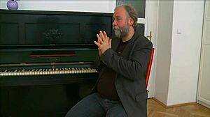 Perverted j gal enjoys old boner