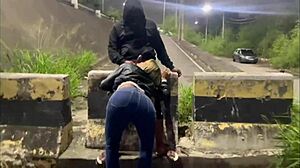 Wife With Another In Front Of Cuckold Fucking Publicly