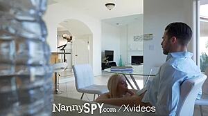 Nannyspy big dick sexual workout for her nanny job
