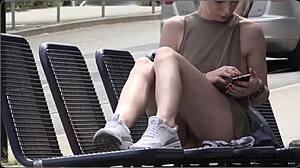 Vanessa Wolff Poses Nude Outdoors In Public