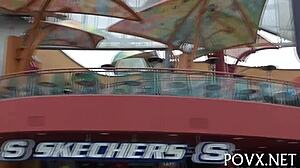 Aubrey sky wins rough fucking contest with petite body