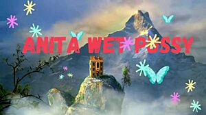 anita positions her wet pussy in doggy for her big black dick neighbor's licking and squirting