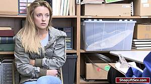 Shoplifter Kate and LP engage in hardcore sex in the store