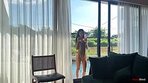 Fuck me hard if you want to work for my step daddy on this public cumwalk