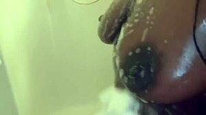 Horny Black Model Gagged Handcuffed Rides Dick Dildo Pussy