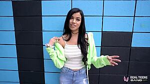 Real teen savannah sixx gets fucked during porn casting interview