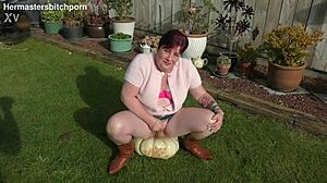 Trashy Milf Pumpkin Toilet