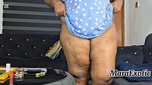 Horny Bbw Solo Masturbation Orgasm Squirt