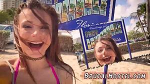brunette blue eyes teen hd best duddys aidra fox and kharlie stone in bondage domination