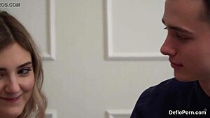 Lovely Sweetie Stretches Spread Snatch And Gets Deflorated