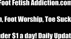 cum dripping all over my cute 18+ feet from footjob 😍