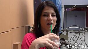 Aubrey sky wins rough fucking contest with petite body