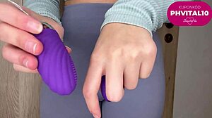 Hungarian babe, show off your pink toy and big tits in this solo session!