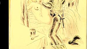 Vintage drawings from antique collections