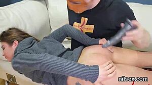 Foxy Teen Enters Asylum for Special Treatment