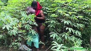 our first bush sex experiment with course mate