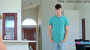 Family fetish threesome with petite teen and big cocks!