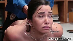 big booty police officer steals the show with xxx apparel