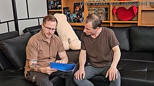 melania dark dp goes wet with piss in mouth, dp atm, and cum in mouth