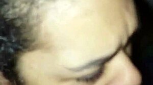 Sloppy Deepthroat Latina Sucking Cock with Wet Passion