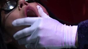 Brunette milf visits guru for a personal session