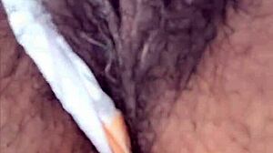 Latina Milf Uses Dildo for Anal Pleasure Outdoors