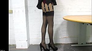 Sexy stockings to work