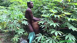 our first bush sex experiment with course mate