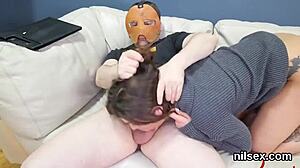 Foxy Teen Enters Asylum for Special Treatment