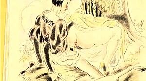 Vintage drawings from antique collections