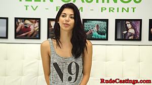 hey, check out this young amateur getting doggystyled in a close-up casting session 😏