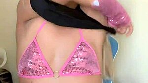 Tetas Ricas De Transexual Mostrando Polla!