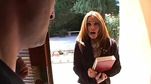 Milf Ginger Lea Acts as Slutty Mommy in Anal Scenes