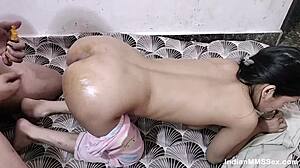 desi indian newly married wife in wedding ceremony with hindi audio