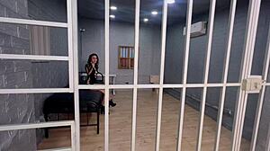 Abby Carter In A Prison Encounter With A Cop