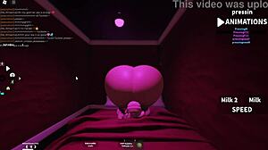 Suggestive lesbian encounter with fembull futa