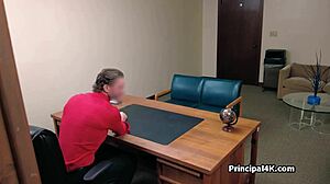 Secretary And Vice Principal Blow Dick At The Office.