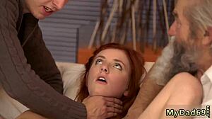 young white girl surprises with big dick and hot blonde teen compilation