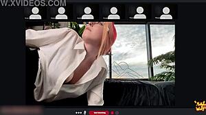 Mollyredwolf gets fucked roughly by boyfriend in public zoom with creampie and doggystyle