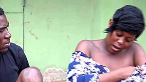 caught stealing in garage, lulu gets fucked hard by big black cocks