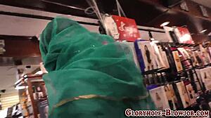 Arab Babe Sucks Black Monster