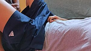 My step brother-in-law fucks me quick in room