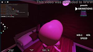 Suggestive lesbian encounter with fembull futa