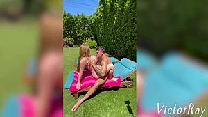 Victor ray fucks kianna dior's oiled tits