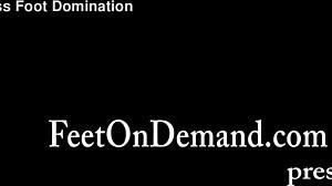 Roxanne Caged Stocking Slave Trailer