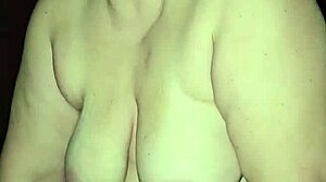 Milf rides foot while sucking huge cock in group fetish