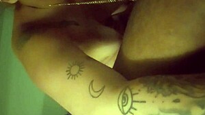 Kelsey eagerly sucks Jay's big black cock for an early breakfast treat.